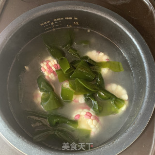 海带玉米排骨汤的做法步骤：7