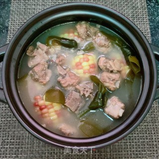海带玉米排骨汤的做法步骤：10