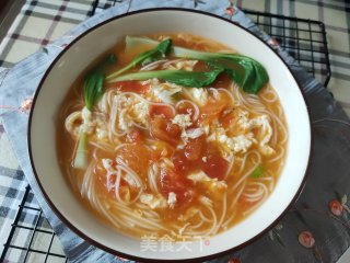 西红柿挂面汤的做法步骤：11