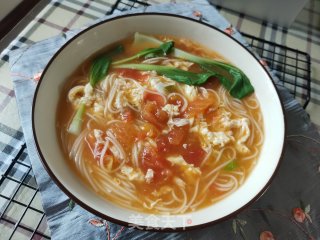 西红柿挂面汤的做法步骤：12
