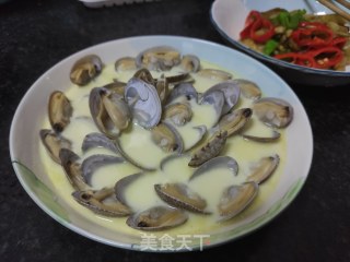 蛤蜊蒸蛋（鱼汤）的做法步骤：9