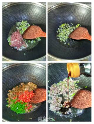 肉末双椒过桥豆腐的做法步骤：5