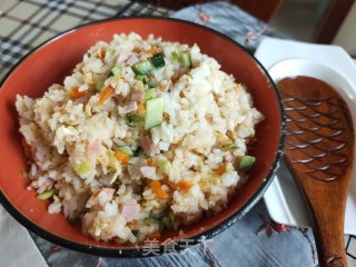 什锦炒米饭的做法步骤：9