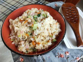 什锦炒米饭的做法步骤：12