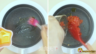 营养可口番茄汁三文鱼饭的做法步骤：7