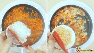 营养可口番茄汁三文鱼饭的做法步骤：9