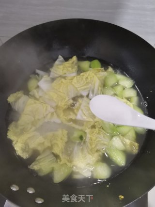丝瓜枸杞蛋汤的做法步骤：5