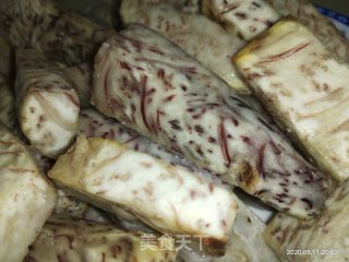 炸芋头条的做法步骤：7