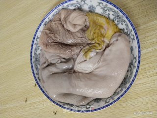白切猪肚的做法步骤：3