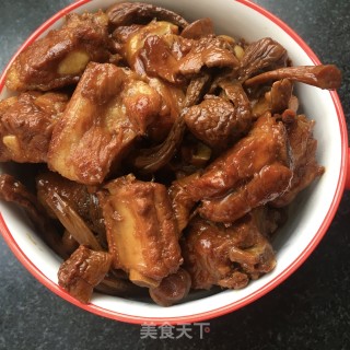 “荤菜”姬松茸烧排骨的做法步骤：21