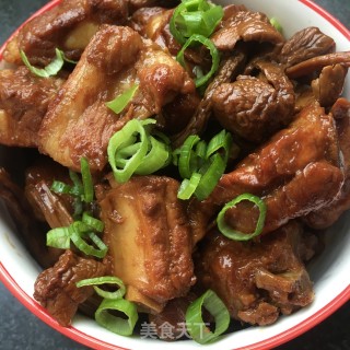 “荤菜”姬松茸烧排骨的做法步骤：22