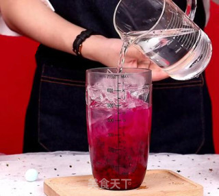 自制火龙果养乐多，健康低卡，好看又好喝的做法步骤：5