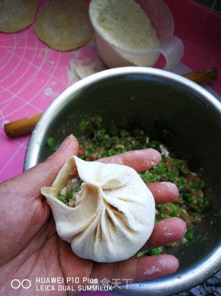 全麦豆角肉包的做法步骤：16