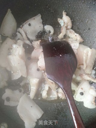 熊掌豆腐回锅肉的做法步骤：7