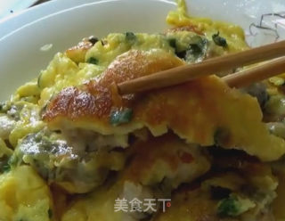 生蚝煎蛋的做法步骤：6