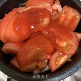 不加一滴水的番茄焖牛肉的做法步骤：13