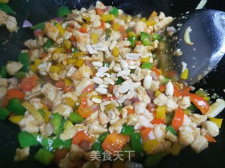 虾仁鸡丁什锦的做法步骤：9