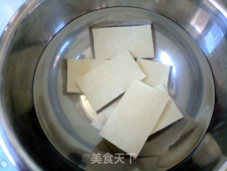 空气炸锅烤豆干的做法步骤：2
