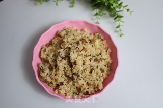 牛肉菜心炒饭的做法步骤：6