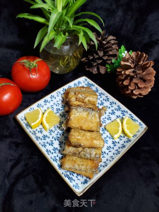 香煎带鱼的做法步骤：7
