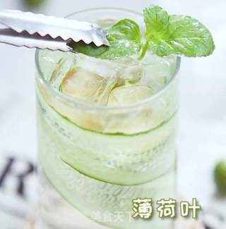 夏日清爽又美白的青瓜柠乐的做法步骤：5