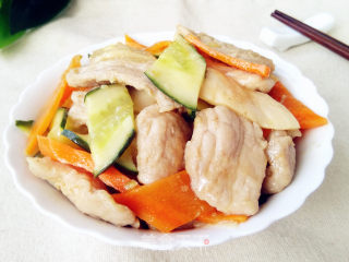 小炒里脊肉的做法步骤：12