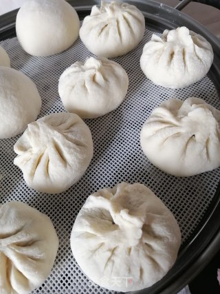 豇豆鸡蛋粉条素馅包子的做法步骤：7