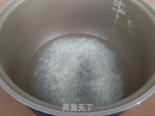 精米肉菜粥的做法步骤：1