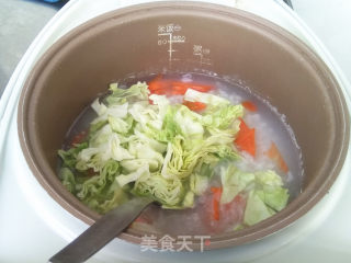 精米肉菜粥的做法步骤：7