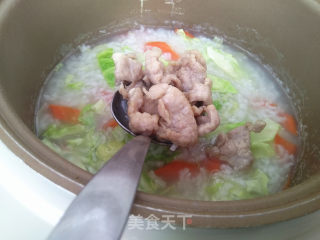 精米肉菜粥的做法步骤：9
