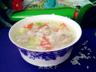 精米肉菜粥的做法步骤：11