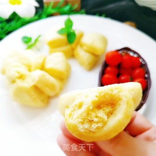 南瓜蝴蝶结馒头的做法步骤：17