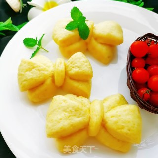南瓜蝴蝶结馒头的做法步骤：18