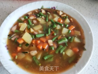 香菇肉丁时蔬卤的做法步骤：18