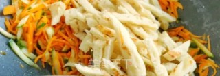 素炒炒饼的做法步骤：7