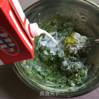 抹茶千层蛋糕的做法步骤：2