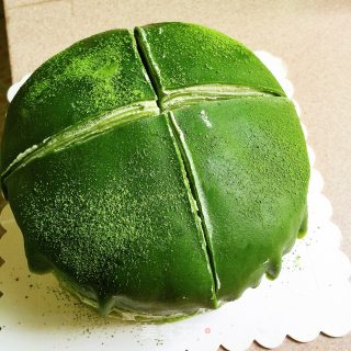 抹茶千层蛋糕的做法步骤：13