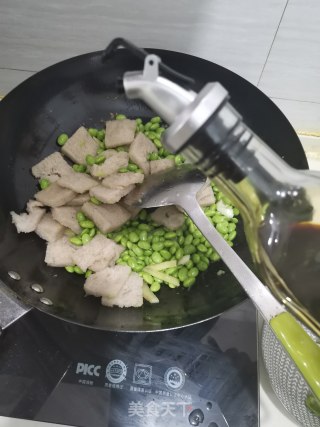 魔芋烧毛豆的做法步骤：7