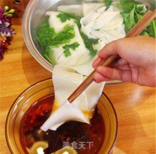 蘸汁裤带面（油泼辣子抻面）的做法步骤：5