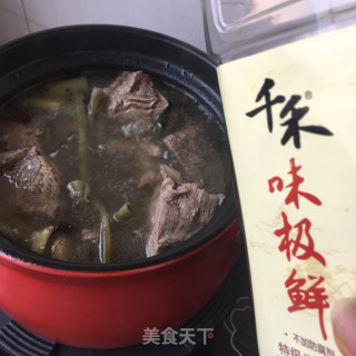 “荤菜”酸豆角卤驴肉的做法步骤：13
