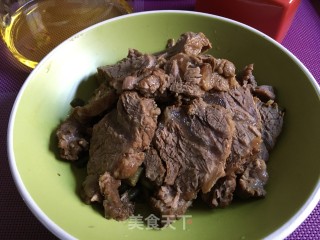 “荤菜”酸豆角卤驴肉的做法步骤：20