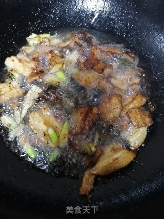 豇豆烧肉的做法步骤：4