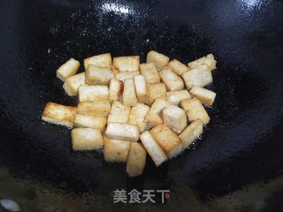 秋葵炒豆腐的做法步骤：7