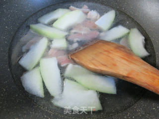 咸肉节瓜煮粉丝的做法步骤：5