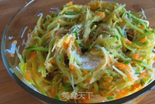 萝卜粉丝煎饼的做法步骤：4