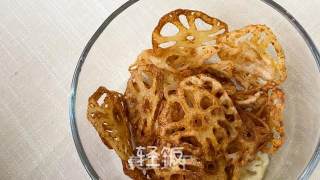 蜜香脆辣三烹藕丨莲藕这么做你肯定没吃过！！的做法步骤：4