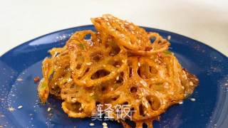 蜜香脆辣三烹藕丨莲藕这么做你肯定没吃过！！的做法步骤：6