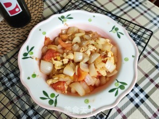 西红柿洋葱炒鸡蛋的做法步骤：11