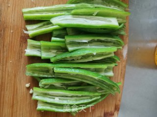 肉糜酿秋葵的做法步骤：5