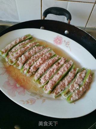 肉糜酿秋葵的做法步骤：14